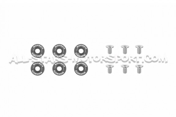 Kit de rondelles anodisées et vis M6 Fenders Washers Mishimoto