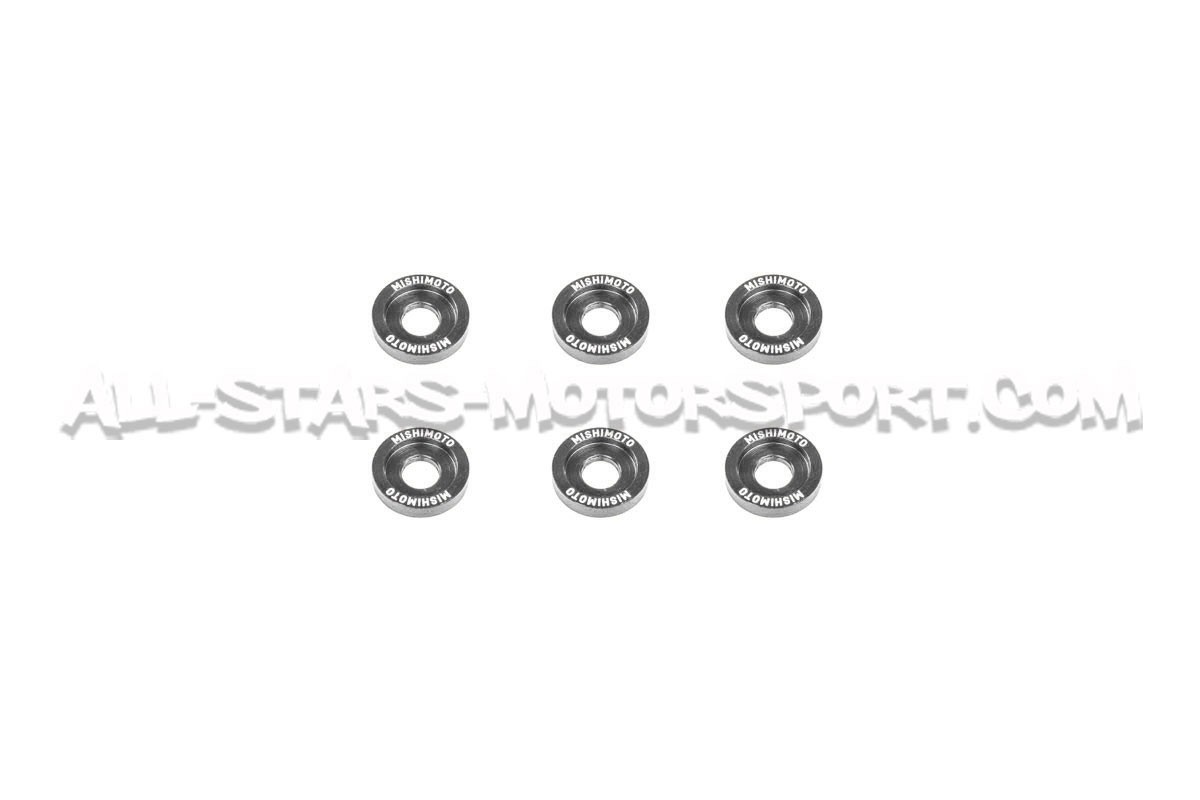 Kit de tornillos M6 y arandelas anodizadas Fender Washers Mishimoto