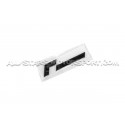 Badge 3D adhesivo Racingline negro o cromado