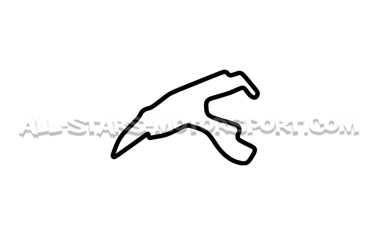 Pegatina pista Nurburgring / Spa / Estoril / Monaco / Lemans / Monz...