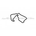 Pegatina pista Nurburgring / Spa / Estoril / Monaco / Lemans / Monz...