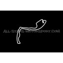 Autocollant sticker circuit Nurburgring / Spa / Estoril / Monaco / ...