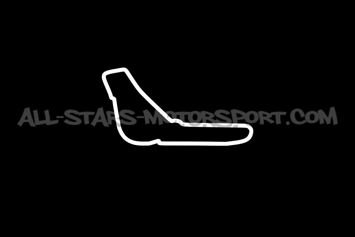 Pegatina pista Nurburgring / Spa / Estoril / Monaco / Lemans / Monz...