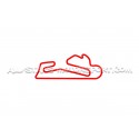 Track Sticker Nurburgring / Spa / Estoril / Monaco / Lemans / Monza...