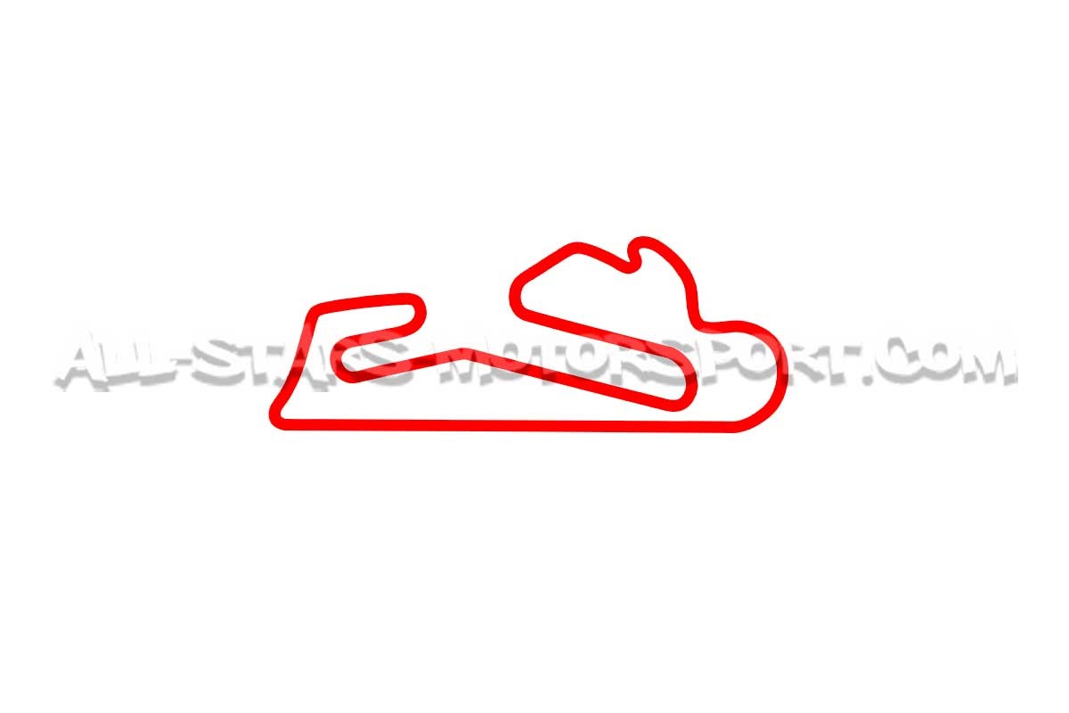 Autocollant sticker circuit Nurburgring / Spa / Estoril / Monaco / ...