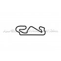Pegatina pista Nurburgring / Spa / Estoril / Monaco / Lemans / Monz...