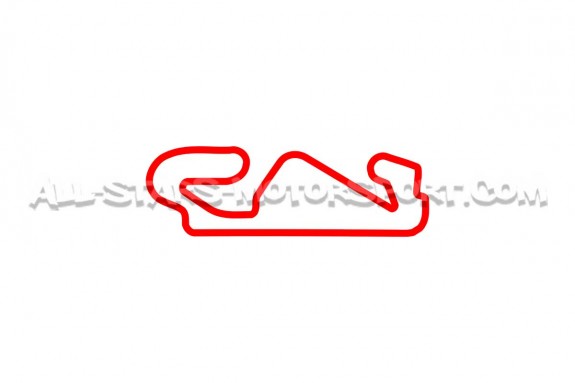 Autocollant sticker circuit Nurburgring / Spa / Estoril / Monaco / ...