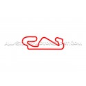 Track Sticker Nurburgring / Spa / Estoril / Monaco / Lemans / Monza...