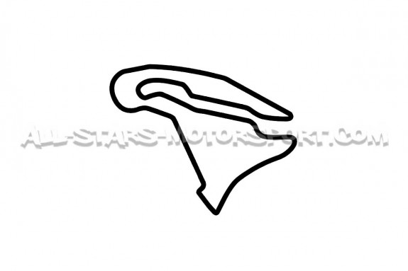 Autocollant sticker circuit Nurburgring / Spa / Estoril / Monaco / ...