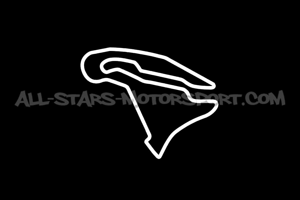 Pegatina pista Nurburgring / Spa / Estoril / Monaco / Lemans / Monz...