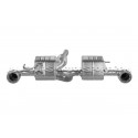 Escape Akrapovic slip-on de titanio para Toyota Yaris GR 20-24