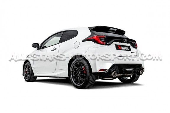 Echappement Akrapovic Slip-On Race titane pour Toyota Yaris GR 20-24