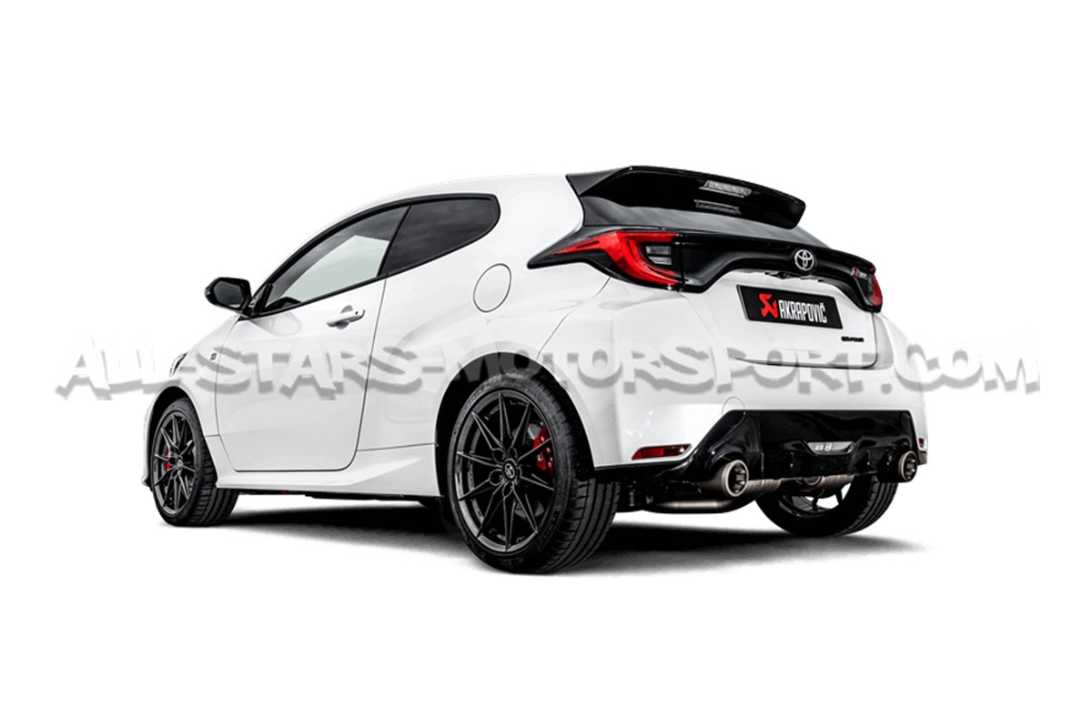 Akrapovic slip-on titanium Exhaust for Toyota Yaris GR 20-24