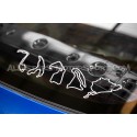 Track Sticker Nurburgring / Spa / Estoril / Monaco / Lemans / Monza...