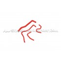 Abarth 595 / 695 Alpha Competition Auxiliary Silicone Hoses