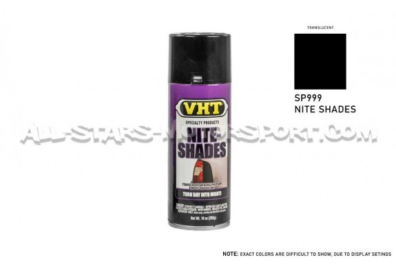 Laque translucide noire / rouge VHT Nite Shades pour phares / feux