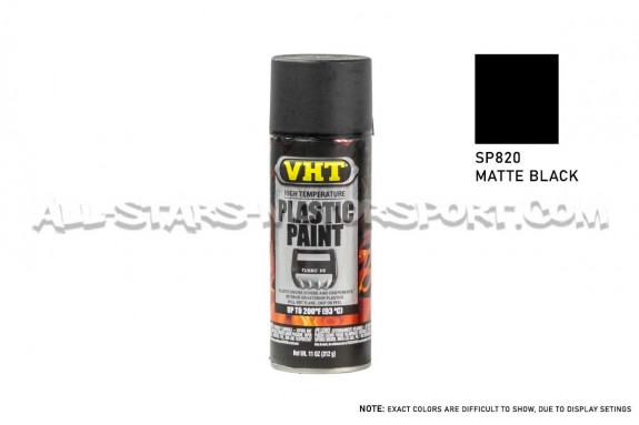 Peinture haute temperature pour plastiques VHT noir, rouge, blue, o...