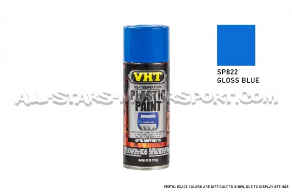 Peinture haute temperature pour plastiques VHT noir, rouge, blue, o...