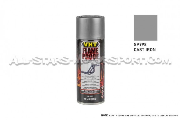 Peinture pour échappement VHT Flameproof noir ou gris acier