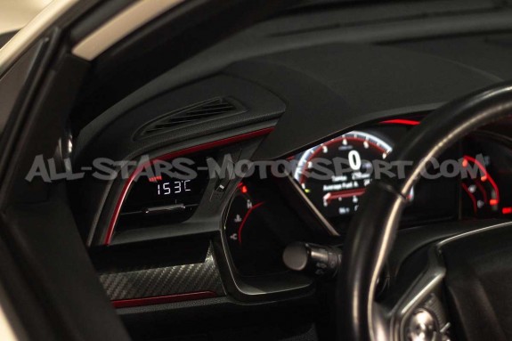 P3 Gauges Digital Vent Gauge for Honda Civic Type R FK8
