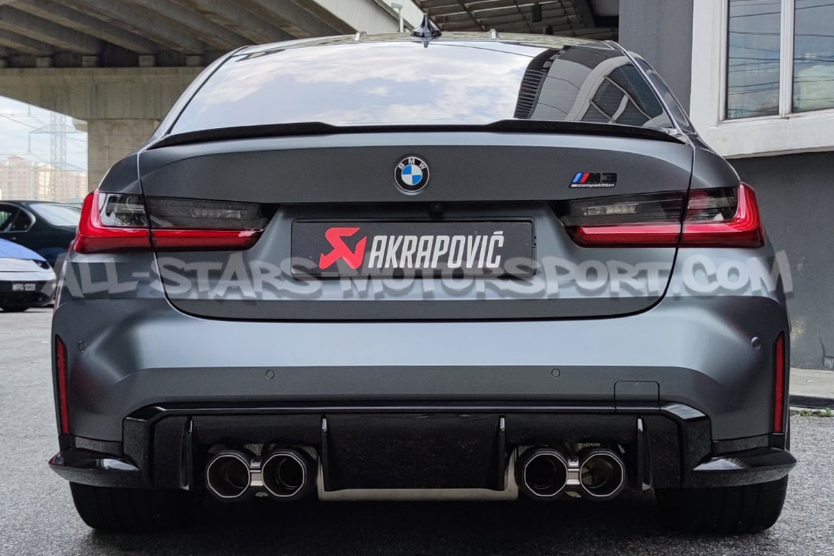 BMW M3 G80 / M4 G8x Akrapovic Slip-On Titanium Exhaust