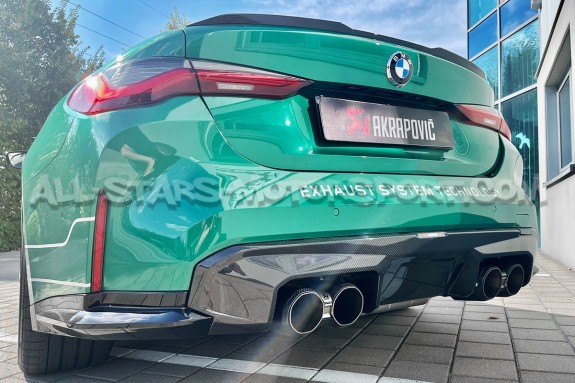 BMW M3 G80 / M4 G8x Akrapovic Slip-On Titanium Exhaust