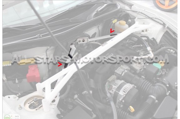 Barres de renfort avant 4 points Ultra Racing pour Subaru BRZ et To...