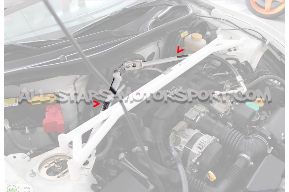 Barras de refuerzo delantera 4 puntos Ultra Racing para Subaru BRZ ...