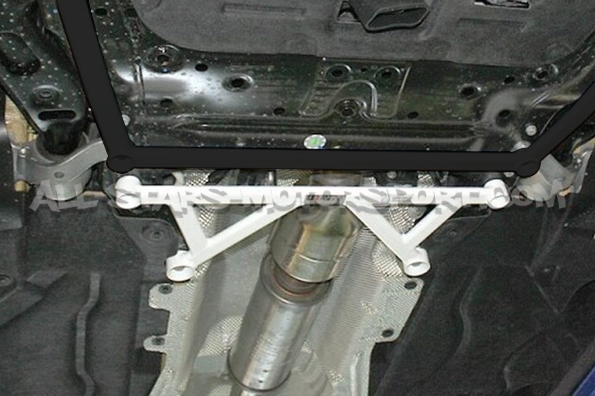 Barra de refuerzo inferior central de 4 puntos Ultra Racing para Mi...