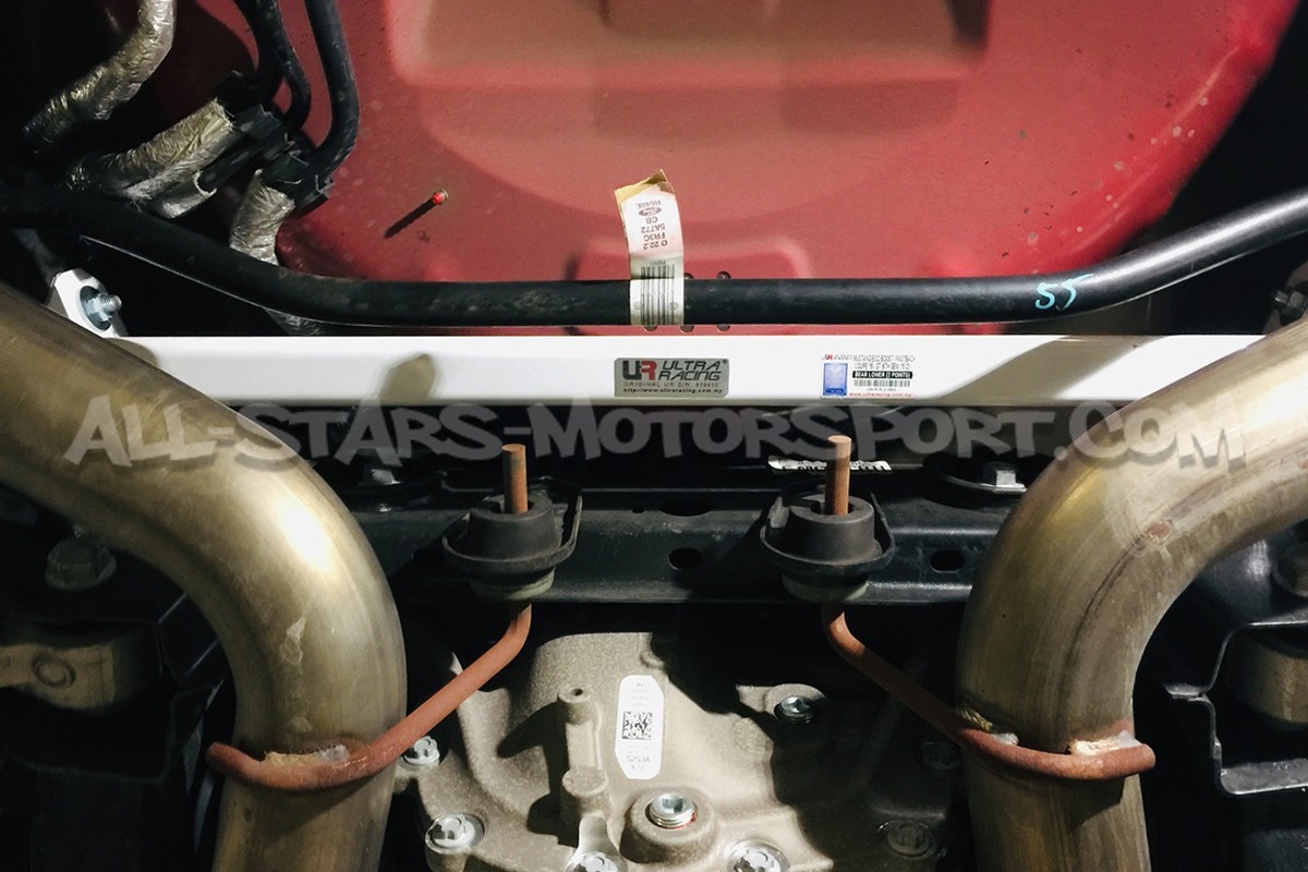 Barra de refuerzo inferior trasera Ultra Racing para Mustang GT / E...