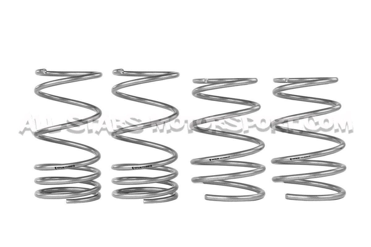 Ressorts courts Whiteline -30mm pour Subaru Impreza WRX 01-05