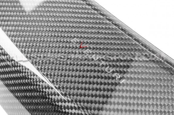 Tapa de motor de fibra de carbono y kevlar rojo Eventuri para Toyot...