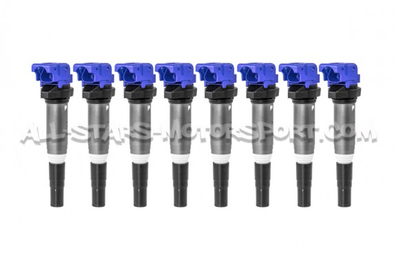 Bobines d'allumage Dinan bleu pour BMW M5 / M6 F1x et M5 / M8 F9x S63
