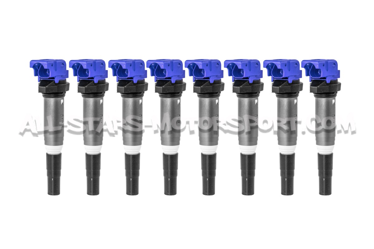 Bobines d'allumage Dinan bleu pour BMW M5 / M6 F1x et M5 / M8 F9x S63