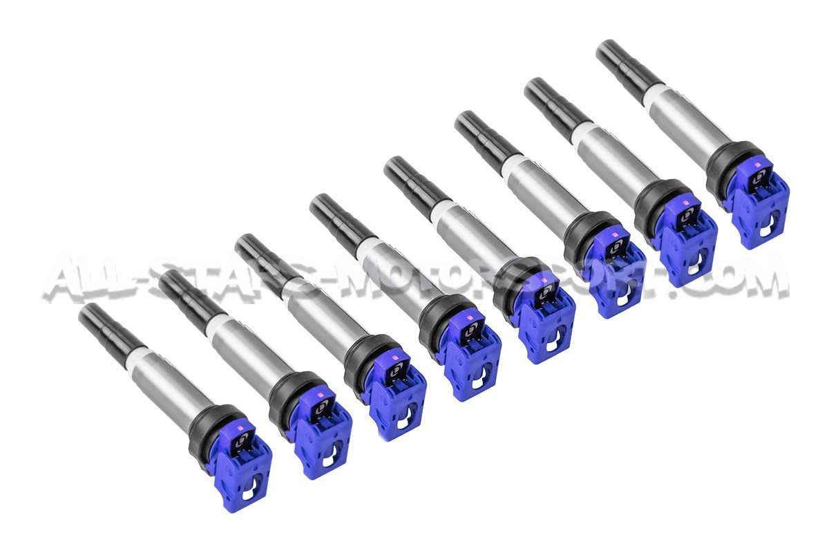 Bobinas de encendido Dinan azul para BMW M5 / M6 F1x y M5 / M8 F9x S63