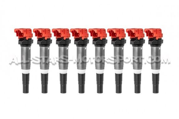 Bobines d'allumage Dinan rouge pour BMW M5 / M6 F1x et M5 / M8 F9x S63