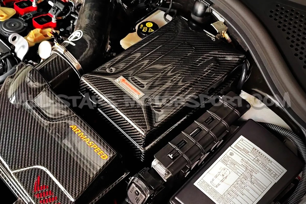 Couvre batterie carbone Armaspeed pour S3 8Y / Golf 8 GTI / Golf 8 ...
