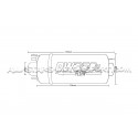 Deatschwerks DW350iL 350lph Universal External Fuel Pump