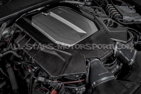 Couvre moteur carbone brillant Eventuri pour Audi RS6 C8 / RS7 C8