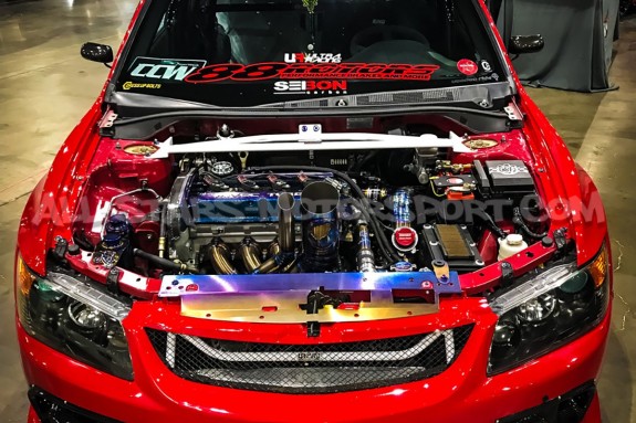 Barra de torreta delantera de 3 puntos Ultra Racing para Mitsubishi...