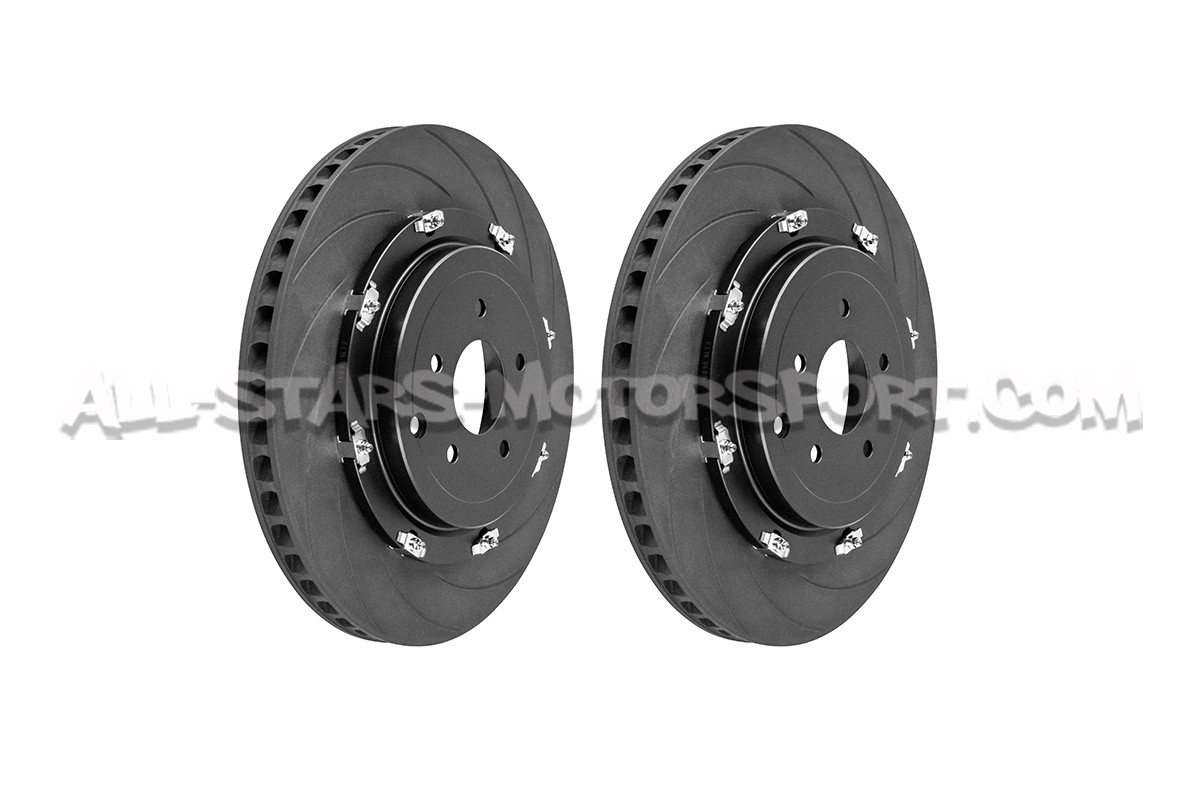 Disques de frein arrières rainurés Dixcel FS 380mm pour Nissan R35 GTR