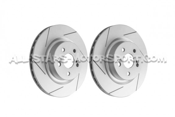 Discos de freno delanteros ranurados Dixcel SD para Renault Megane ...