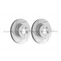 Discos de freno delanteros ranurados Dixcel SD para Renault Megane ...